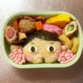 Chaaa_room's cooksnap of when they made おしりたんてい デコ弁 キャラ弁.