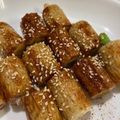 ゆみらんたん's cooksnap of when they made ねぎ詰め竹輪の串焼き～照り焼きダレ～.
