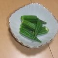 きらり流れ星's cooksnap of when they made オクラのレンジ 下ごしらえ.