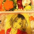naorii's cooksnap of when they made 公式！キャラ弁シートの作り方／下敷き使用.