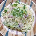 Coo1215's cooksnap of when they made イカの塩辛アレンジパスタ.