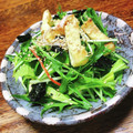 ちゃちゃまる26's cooksnap of when they made 水菜と貝割れと油揚げのサラダ.