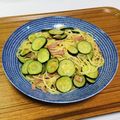 Asato★'s cooksnap of when they made 超簡単！ズッキーニのペペロンチーノ.