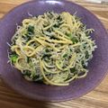♪まーたん♪'s cooksnap of when they made しらすとニンニクのバター醤油パスタ.
