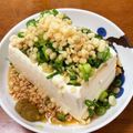 シンジのお料理メモ's cooksnap of when they made 【簡単おつまみ】たぬき冷奴.