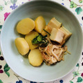 チェックのミニくま's cooksnap of when they made 厚揚げとじゃが芋・カニカマのとろとろ煮♪.