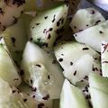 カクヨ's cooksnap of when they made きゅうりの浅漬け(赤しそ風味）.