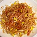 しゅーくりーむママ's cooksnap of when they made 豆もやしチンして混ぜる簡単ナムルサラダ.