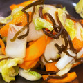 クックSG62K1☆'s cooksnap of when they made すし酢と塩昆布で簡単中華風白菜の甘酢漬け.