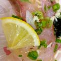 ゆっくん1129's cooksnap of when they made ＜青魚が美味しい＞ヒラマサのカルパッチョ.
