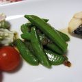 どれみ０８'s cooksnap of when they made スナップエンドウのおかか和え.