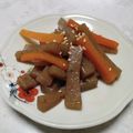トキゴン's cooksnap of when they made 人参と細切りコンニャクのピリ辛炒め.