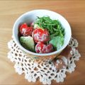 Newチヨコっと♪'s cooksnap of when they made サラダに～✿プチトマトがハートになったよ.