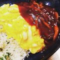 ちょこちょこ♬'s cooksnap of when they made 【簡単】オムライス★デミグラスソースがけ.