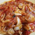 tosh☆i's cooksnap of when they made 鶏もも肉のトマト煮込み.