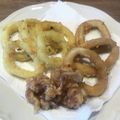 Yokchina's cooksnap of when they made 給食メニュー❤イカのかりんあげ.