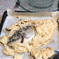 Capricorchiyo's cooksnap of when they made 黒鯛　塩釜焼き.