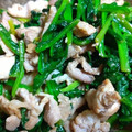 ちーまぐ's cooksnap of when they made ほうれん草と豚肉のバター醤油炒め。.