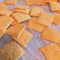 喜八＆Hacchi's cooksnap of when they made ザクザク〜☆おからパウダースナック菓子.