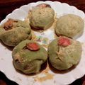 reitry's cooksnap of when they made 電子レンジできなこたっぷりのよもぎ餅.