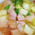 鳥が好き。's cooksnap of when they made チンゲン菜とベーコンのスープ.