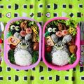 KAPiLULU☆'s cooksnap of when they made キャラ弁♡雨降りトトロとまっくろくろすけ.