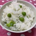 ☆SNOOPYさん☆'s cooksnap of when they made 綺麗な翡翠色ふっくら豆ごはん.