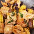 nattsu47's cooksnap of when they made なすと豚バラ肉の甘酢炒め.