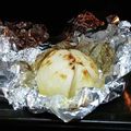 しまハハ's cooksnap of when they made 新玉ねぎは丸ごと焼いて保存してみて♪.