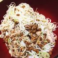 meruru9's cooksnap of when they made ooo素麺納豆ooo.