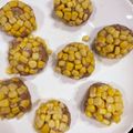 えと☆ち's cooksnap of when they made レンジで簡単！華やかコーン焼売.