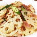 まみこー♪'s cooksnap of when they made れんこんとベーコンの洋風きんぴら.
