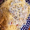 つるばらつるばら's cooksnap of when they made しらすとコラトゥーラ（魚醤）のパスタ　.