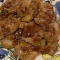 tiko1's cooksnap of when they made 豚の胡麻味噌焼き.