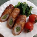 LOVEのこ's cooksnap of when they made お弁当・お節に♬竹輪の牛肉巻き.