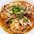 さばかんer's cooksnap of when they made 豚ひき肉で作る和風あんかけトンバーグ.