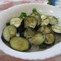 miyuki12's cooksnap of when they made 新玉で☆揚げナスのっけ盛り♪.