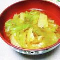 めみたん☆'s cooksnap of when they made シンプル！炒めキャベツの味噌汁.