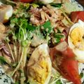 むぎ✳️ママ's cooksnap of when they made 胡麻だれサラダうどん.
