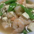 にゃこま's cooksnap of when they made ほっこり♡えび豆腐.