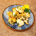 なつき☆ミ's cooksnap of when they made 枝豆入り♪鶏ひき肉と豆腐のおとし揚げ.