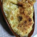ぺこりーの。's cooksnap of when they made 余った粉ミルク缶消費に！マカロニグラタン.