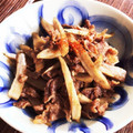 kinniko's cooksnap of when they made 牛肉とごぼうのしぐれ煮（煮物つゆ黄金比）.