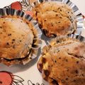 sunny147cm's cooksnap of when they made ヘルシーお豆腐マフィン☆黒ゴマきなこ味♪.