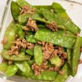 クック甘党。's cooksnap of when they made お弁当に♪絹さやのツナ炒め.