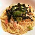 ☆watabon☆'s cooksnap of when they made 濃厚クリーム明太子パスタ.