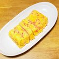 乙川日奈's cooksnap of when they made お弁当に紅生姜入り厚焼き玉子.
