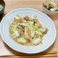 クック8YHAP5☆'s cooksnap of when they made キャベツと厚揚げの甘味噌炒め.