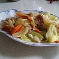 にゃんがす's cooksnap of when they made 豚肉とキャベツの生姜炒め.