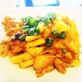 YOUCHIA's cooksnap of when they made 鶏肉とじゃが芋のカレー炒め.